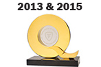 Q award 2013 & 2015